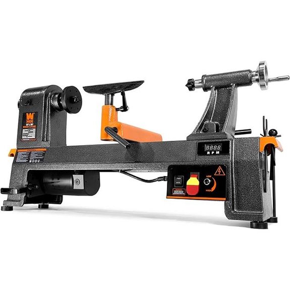 WEN 34035 6-Amp 14-Inch by 20-Inch Variable Speed Benchtop Wood Lathe