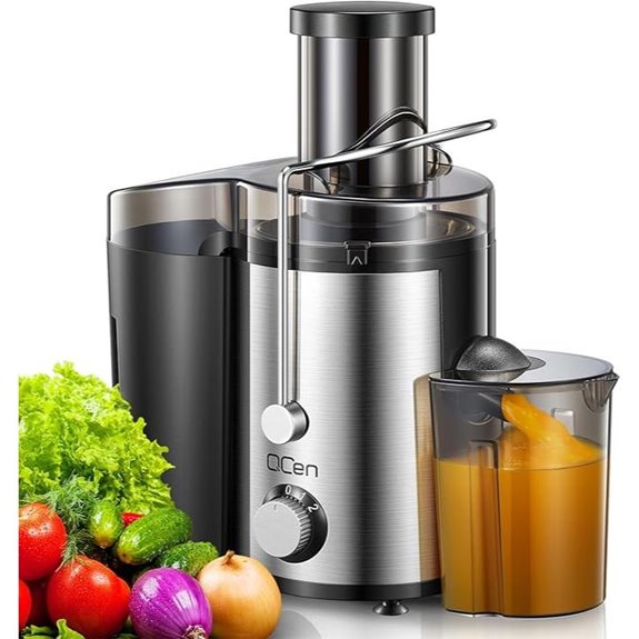 800w wide mouth juicer