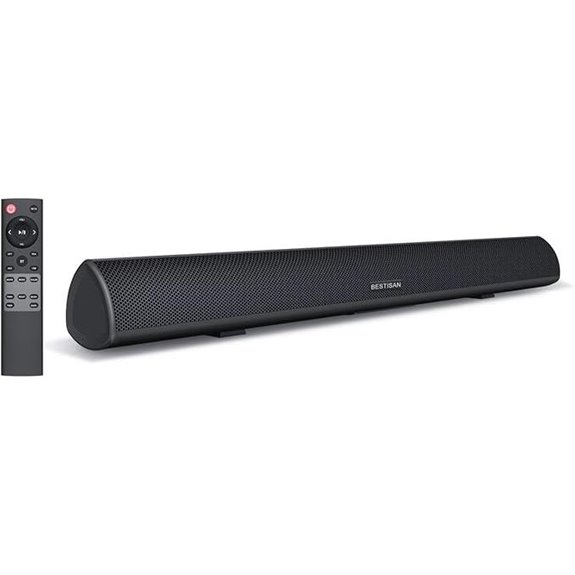 Bestisan 80W 34-Inch Bluetooth Home Theater Soundbar
