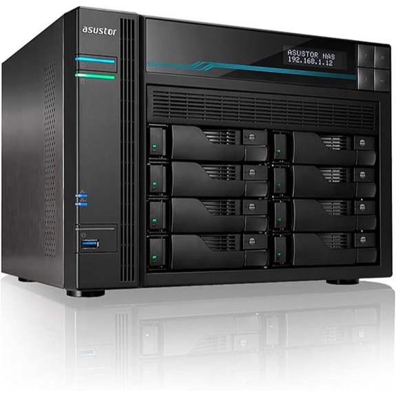 Asustor Lockerstor 8 8-Bay NAS with SSD Slots