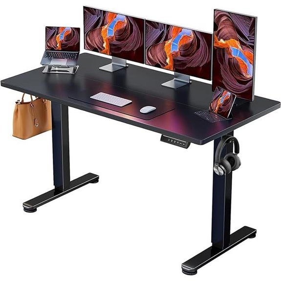 adjustable electric sit stand desk