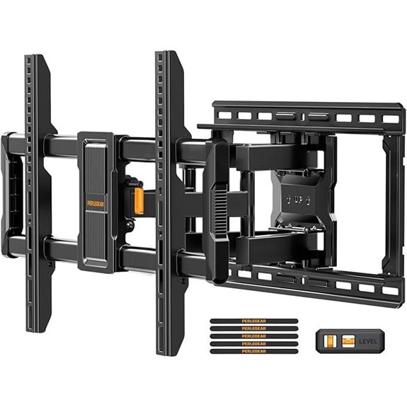Perlegear Full Motion TV Wall Mount for 40-86 Inch