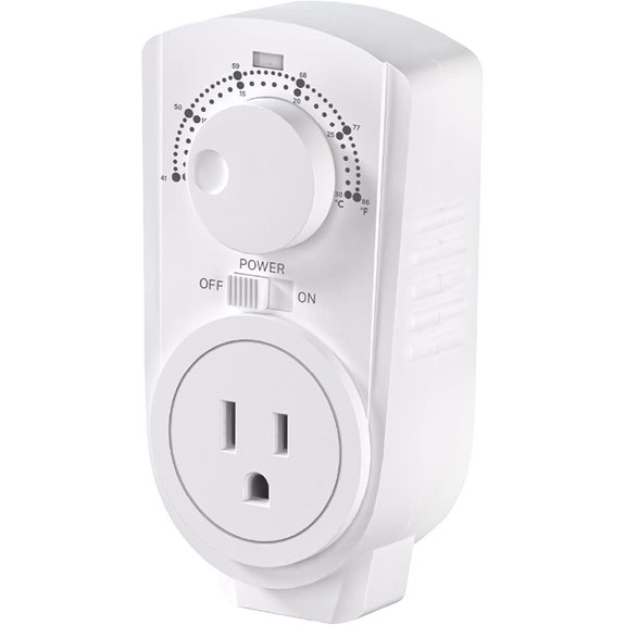 EconoHome Adjustable Thermostat for Space Heaters