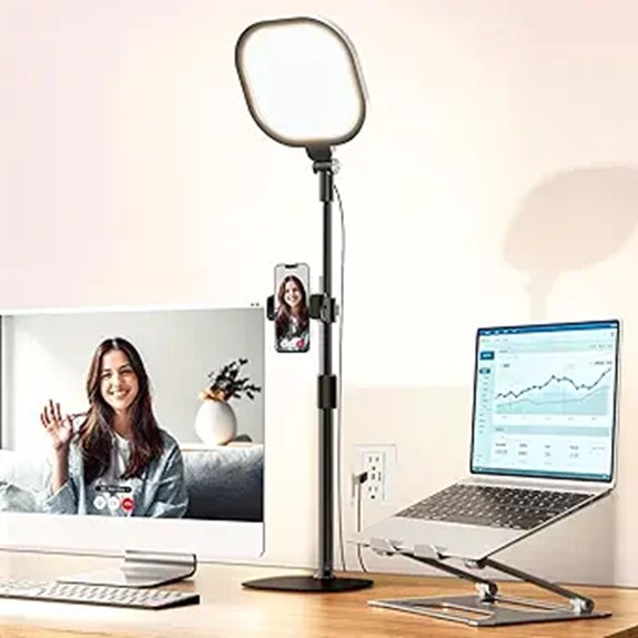 Video Conference Ring Light with Adjustable Modes