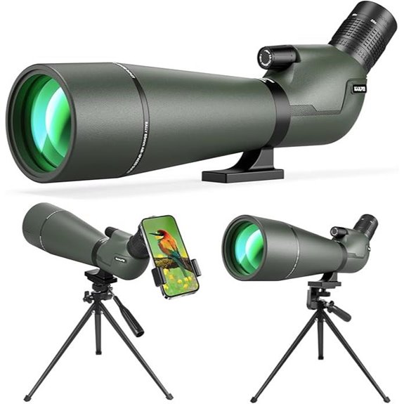 25-75x85 Waterproof Spotting Scope with Tripod