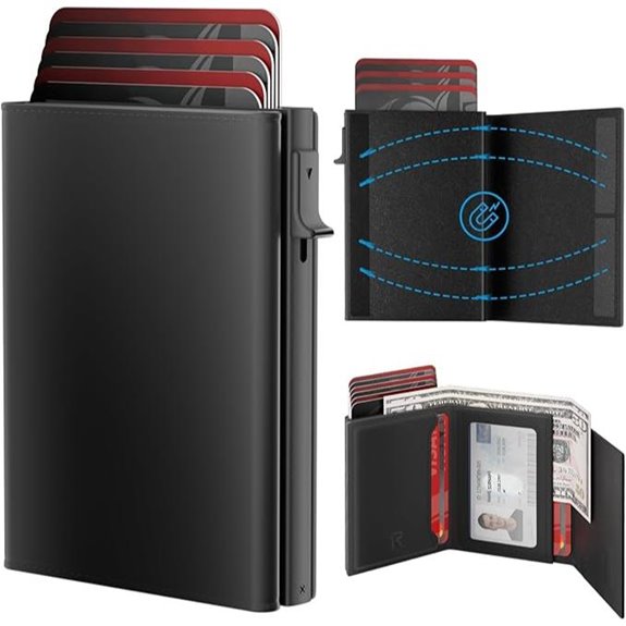 Men's RFID Slim Wallet with Card & Cash Slots