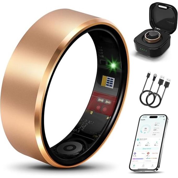 Smart Health Ring 2.0 Fitness Tracker with Heart Monitoring