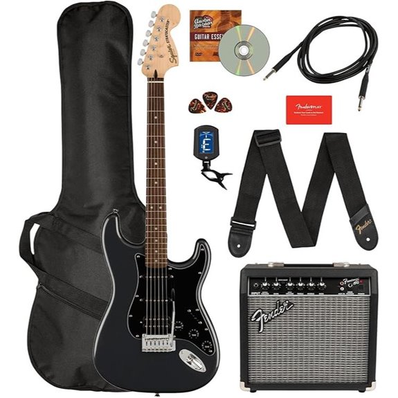 affordable hss stratocaster bundle