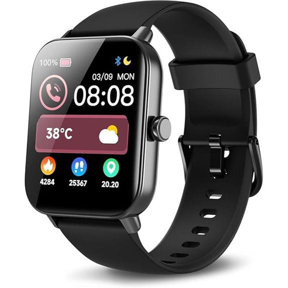 Smartwatch for Men Women with Alexa & Fitness Tracking