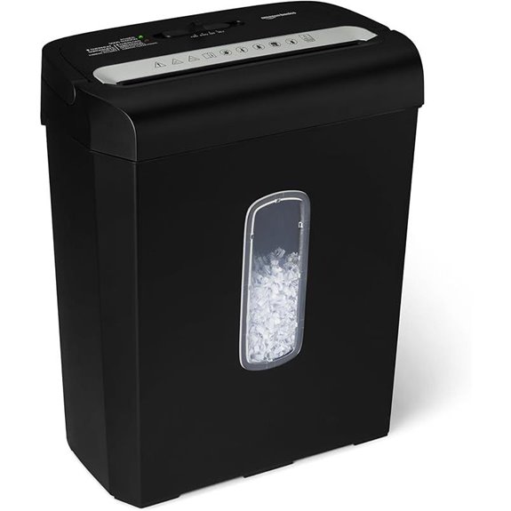 Amazon Basics Micro Cut Paper Shredder (6-Sheet Capacity)