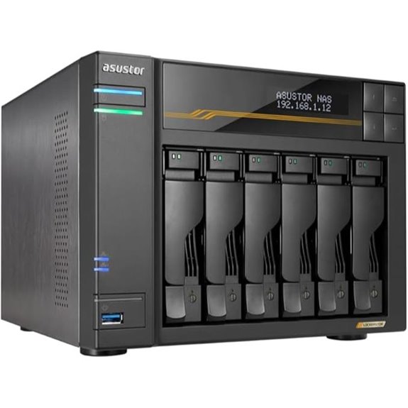 Asustor Lockerstor 6 Gen3 NAS with Ryzen CPU