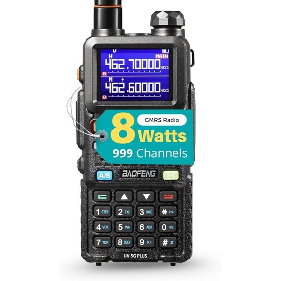 BAOFENG UV-5G Plus GMRS Handheld Radio (1 Pack)