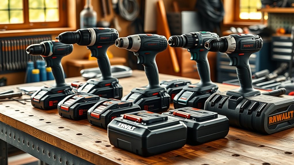 battery compatibility and tool versatility