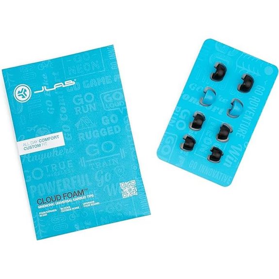 black blue earbud tips