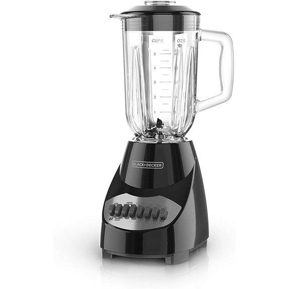 BLACK+DECKER Countertop Blender with Glass Jar