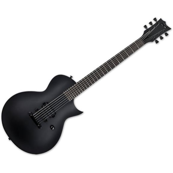 ESP LTD EC-Black Metal Electric Guitar Black Satin