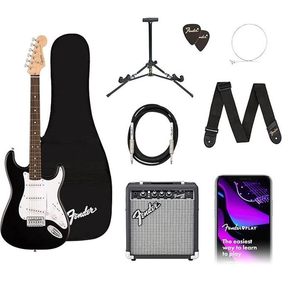 black squier strat kit