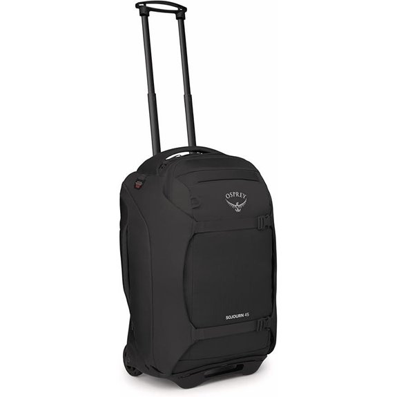 Osprey Sojourn 22/45L Wheeled Travel Backpack with Harness Black