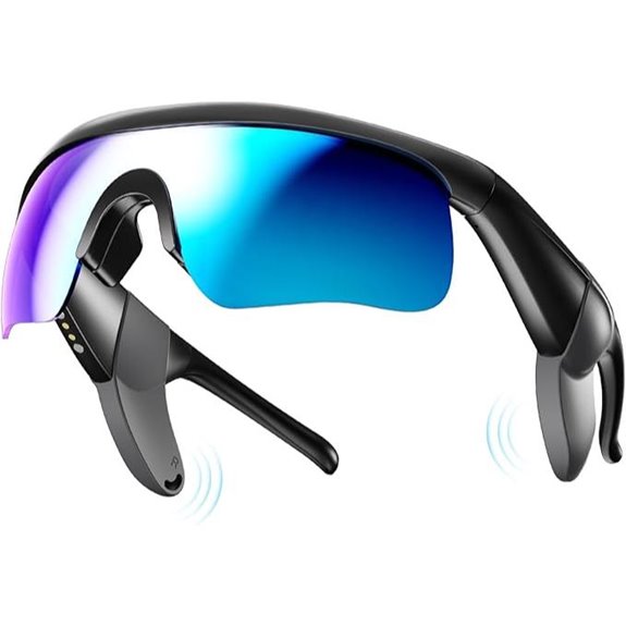 Bluetooth Polarized Sunglasses with Speakers and Voice Control