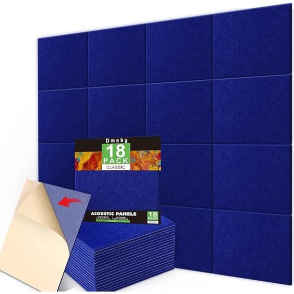 18 Pack Acoustic Soundproof Panels for Walls