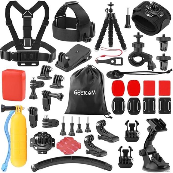 Action Camera Accessories Kit for GoPro & More