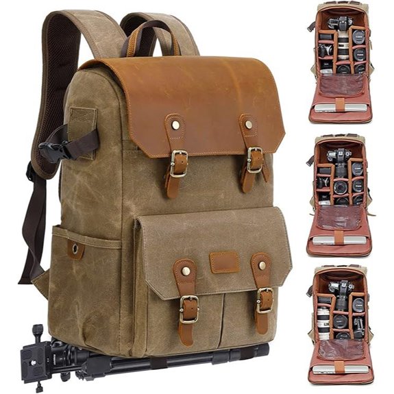 JAEP Camera Backpack with Laptop & Tripod Holder