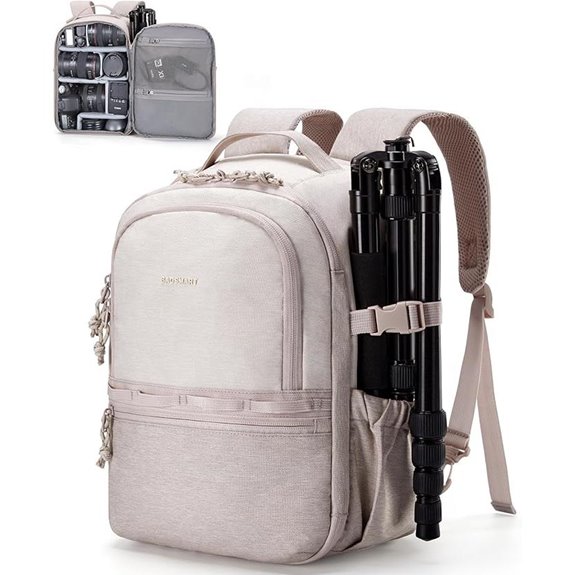 BAGSMART Camera Backpack for DSLR Fits 12.9 iPad
