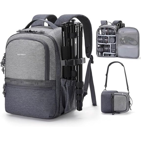 BAGSMART Camera Backpack for DSLR Fits 12.9 iPad