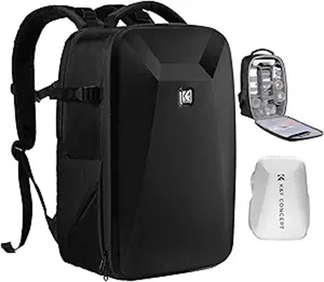 K&F Camera Backpack with Laptop & Waterproof Shell