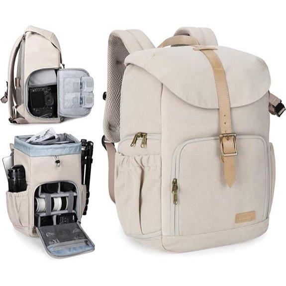 BAGSMART Camera Backpack for Photographers with Laptop