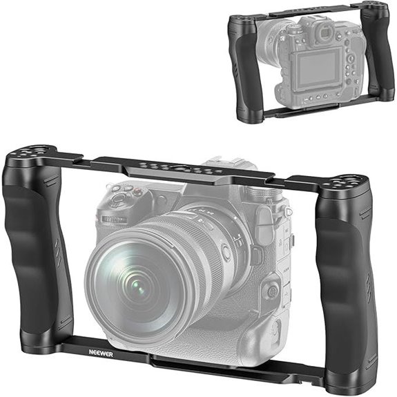 NEEWER Video Camera Cage Rig with 15mm Rods