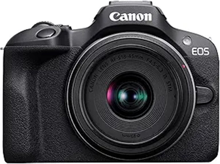 canon r100 mirrorless camera