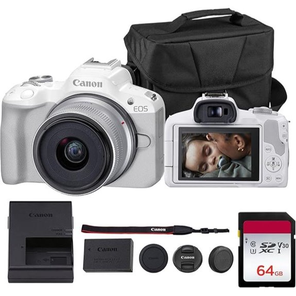 canon r50 kit with lens