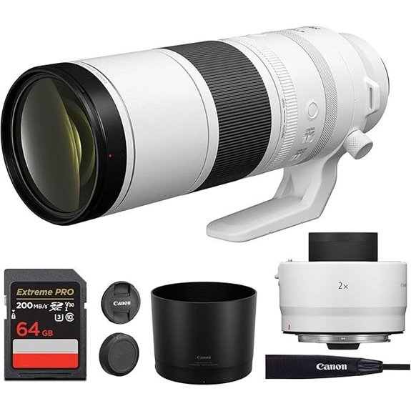 Canon RF 200-800mm Lens with Extender & Memory Card