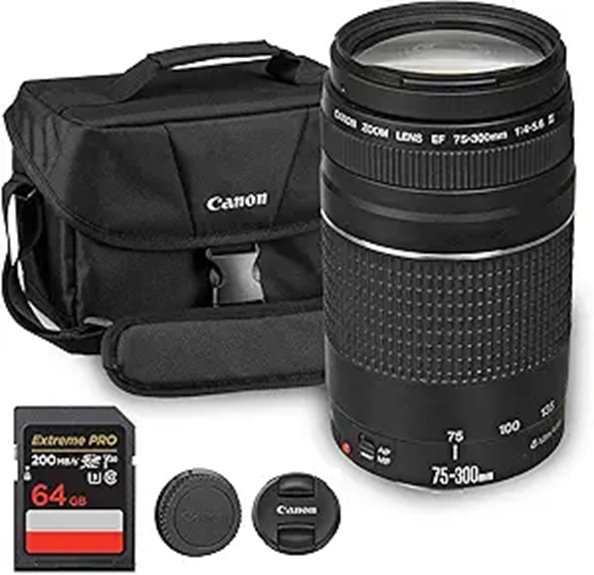 Canon EF 75-300mm Telephoto Zoom Kit