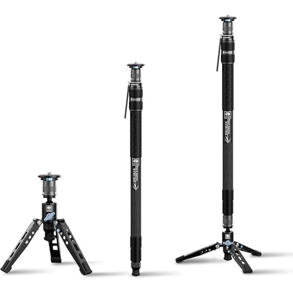 SIRUI SVM-165 Carbon Fiber Monopod with Feet