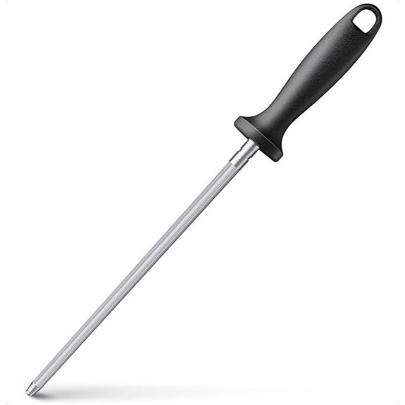 Knife Sharpener Rod Carbon Steel Honing Steel