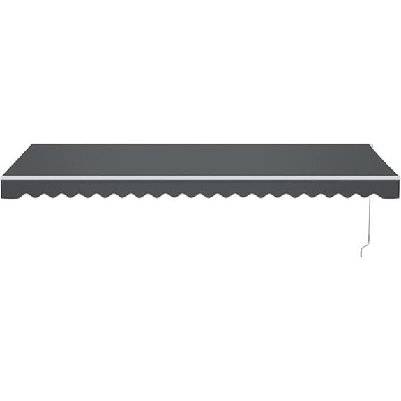 Aleko 16x10 ft Caribbean Style Motorized Awning