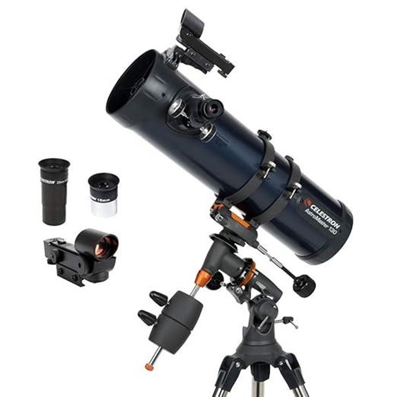 Celestron AstroMaster 114EQ Reflector Telescope with Accessories