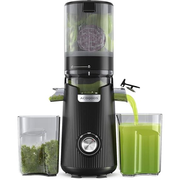 cold press juicer wide chute