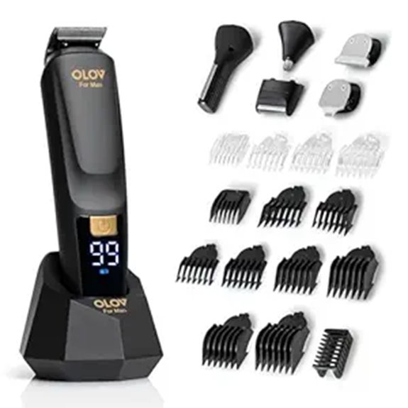 All-in-One Men's Grooming Kit with Nose & Body Trimmer