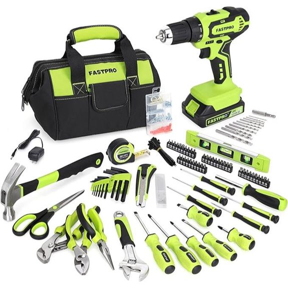 FASTPRO 232-Piece 20V Cordless Drill and Tool Set
