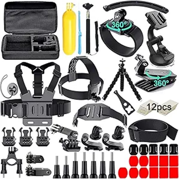 61-in-1 Action Camera Accessories Kit for GoPro & More for GoPro & More
