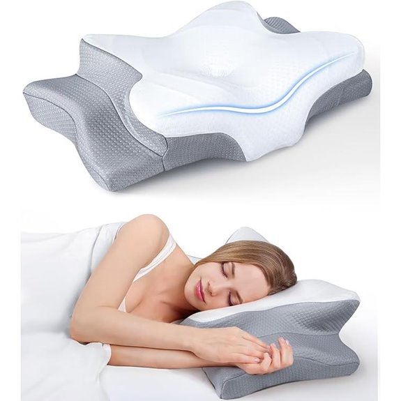 Cooling Memory Foam Cervical Pillow for Neck Support