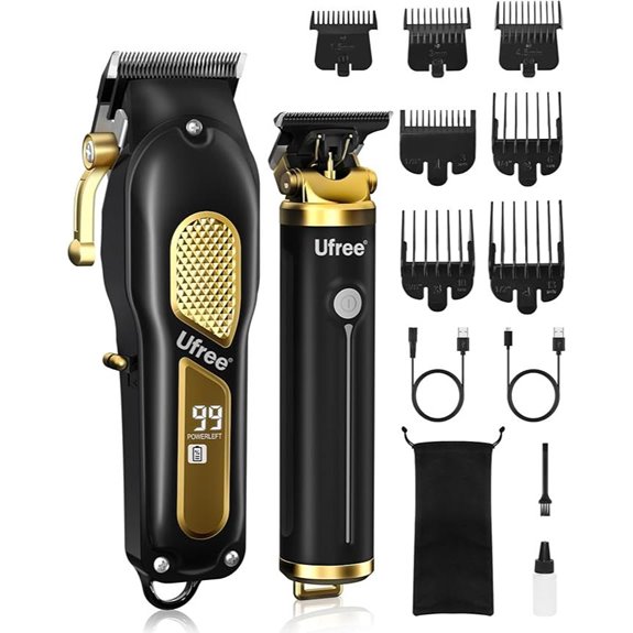 Ufree Cordless Hair Clippers & Trimmer Set for Men