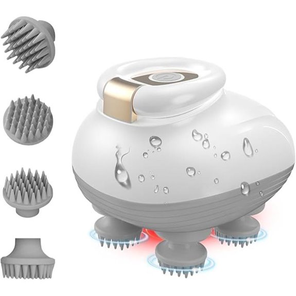 TISSCARE Cordless Electric Scalp Massager for Relaxation