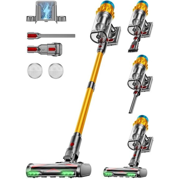 cordless vacuum with display
