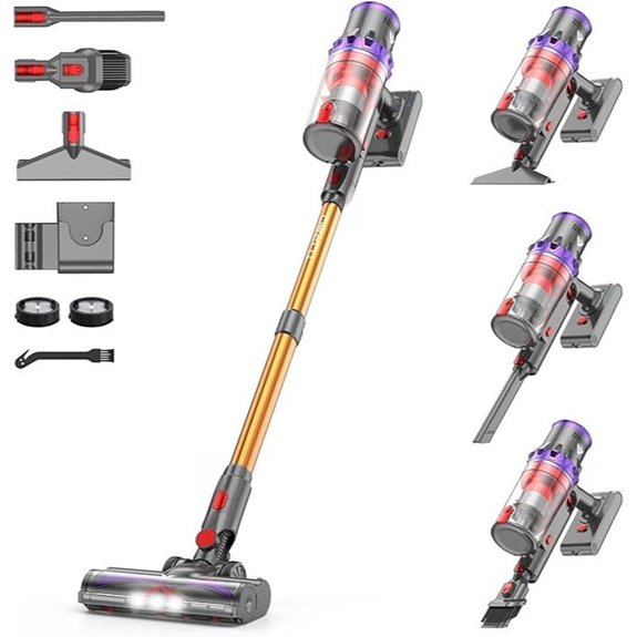 cordless vacuum with touchscreen