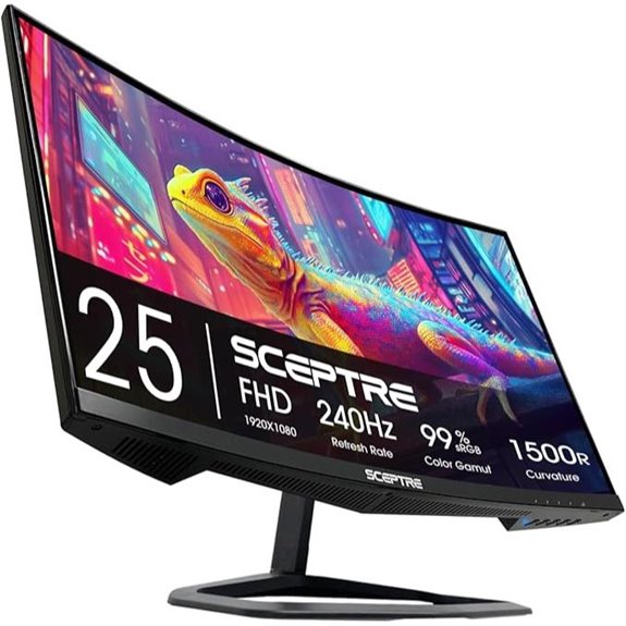 curved 24 5 gaming monitor