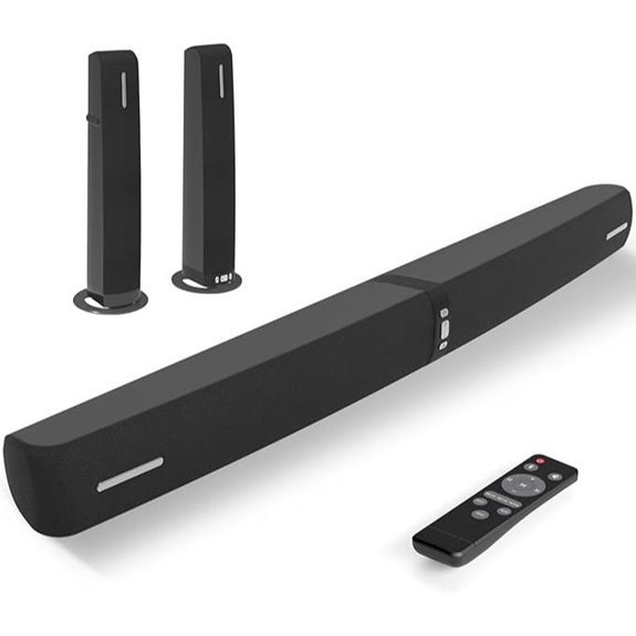Bluetooth Sound Bar for TV & Gaming 90W Detachable